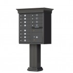 12 Tenant Door Classic Decorative CBU Mailbox (Pedestal Included) - Type 2 - 1570-12AF-DC 12 Tenant Door Classic Decorative CBU Mailbox (Pedestal Included) - Type 2 - 1570-12AF-DC