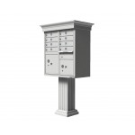 8 Tenant Door Classic Decorative CBU Mailbox (Pedestal Included) - Type 1 - 1570-8AF-DC
