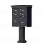 4 Large Tenant Door Decorative Classic CBU Mailbox (Pedestal Included) - Type 5 - 1570-4T5AF-DC 4 Large Tenant Door Decorative Classic CBU Mailbox (Pedestal Included) - Type 5 - 1570-4T5AF-DC