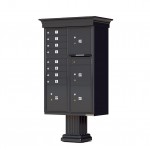 8 Tenant Door Classic Decorative CBU Mailbox (Pedestal Included) - Type 6 - 1570-8T6AF-DC 8 Tenant Door Classic Decorative CBU Mailbox (Pedestal Included) - Type 6 - 1570-8T6AF-DC