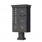 8 Tenant Door Classic Decorative CBU Mailbox (Pedestal Included) - Type 6 - 1570-8T6AF-DC 8 Tenant Door Classic Decorative CBU Mailbox (Pedestal Included) - Type 6 - 1570-8T6AF-DC