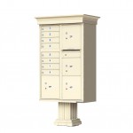 8 Tenant Door Classic Decorative CBU Mailbox (Pedestal Included) - Type 6 - 1570-8T6AF-DC 8 Tenant Door Classic Decorative CBU Mailbox (Pedestal Included) - Type 6 - 1570-8T6AF-DC
