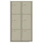 6 Parcel Doors Unit - 4C Wall Mount Max Height - 4C16D-6P 6 Parcel Doors Unit - 4C Wall Mount Max Height - 4C16D-6P