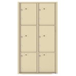 6 Parcel Doors Unit - 4C Wall Mount Max Height - 4C16D-6P 6 Parcel Doors Unit - 4C Wall Mount Max Height - 4C16D-6P