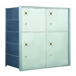 10 PLA-size Door Horizontal Mailbox Unit - Front Loading - 140054PLA