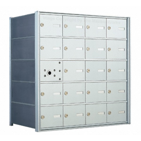 20 A-size Door Horizontal Mailbox Unit - Front Loading - 140054A 20 A-size Door Horizontal Mailbox Unit - Front Loading - 140054A