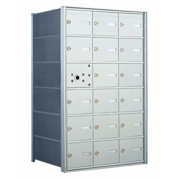 18 A-size Door Horizontal Mailbox Unit - Front Loading - 140063A 18 A-size Door Horizontal Mailbox Unit - Front Loading - 140063A
