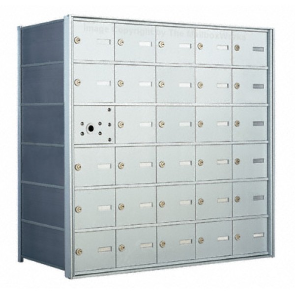 30 A-size Door Horizontal Mailbox Unit - Front Loading - 140065A 30 A-size Door Horizontal Mailbox Unit - Front Loading - 140065A