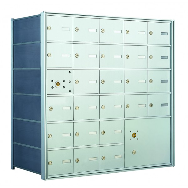 25 PLA-size Door and 1 Parcel Locker Horizontal Mailbox Unit - Front Loading - 140065PLA 25 PLA-size Door and 1 Parcel Locker Horizontal Mailbox Unit - Front Loading - 140065PLA