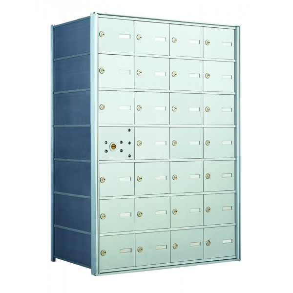 28 A-size Door Horizontal Mailbox Unit - Front Loading - 140074A 28 A-size Door Horizontal Mailbox Unit - Front Loading - 140074A