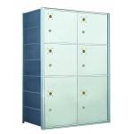 6 PLA-size Door Horizontal Mailbox Unit - Front Loading - 140074PLA 6 PLA-size Door Horizontal Mailbox Unit - Front Loading - 140074PLA