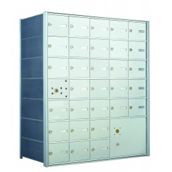 30 PLA-size Door and 1 Parcel Locker Horizontal Mailbox Unit - Front Loading - 140075PLA