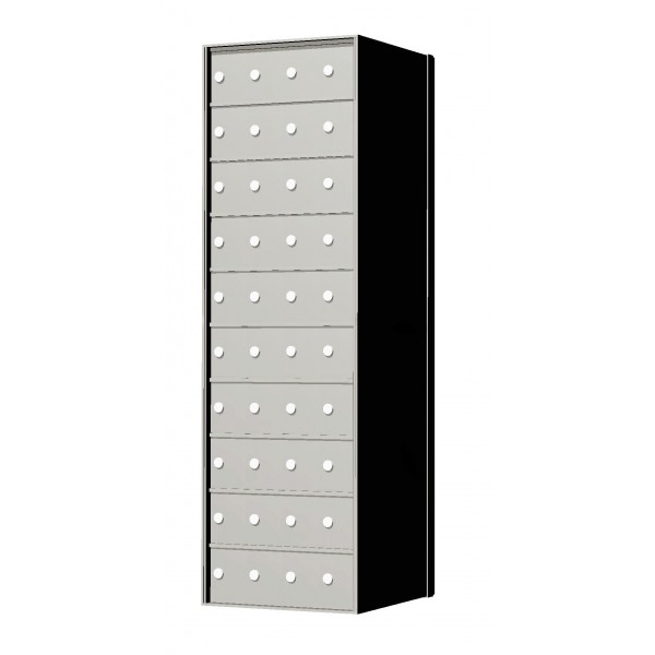 Custom 40 Door 10 High Horizontal Mailbox Unit - Rear Loading - 1700104-SP Custom 40 Door 10 High Horizontal Mailbox Unit - Rear Loading - 1700104-SP