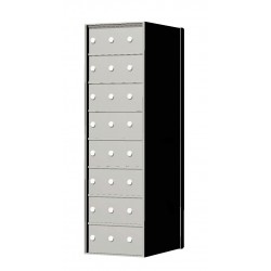 Standard 24 Door 8 High Horizontal Mailbox Unit - Rear Loading - 170083A