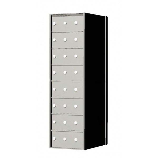 Custom 24 Door 8 High Horizontal Mailbox Unit - Rear Loading - 170083-SP