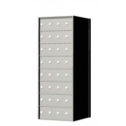Standard 32 Door 8 High Horizontal Mailbox Unit - Rear Loading - 170084A