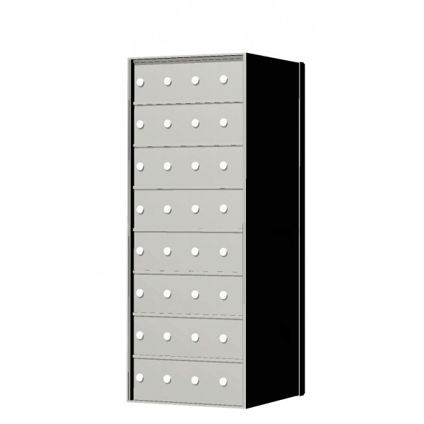 Standard 32 Door 8 High Horizontal Mailbox Unit - Rear Loading - 170084A