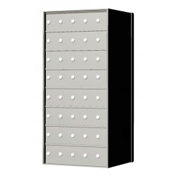 Standard 40 Door 8 High Horizontal Mailbox Unit - Rear Loading - 170085A
