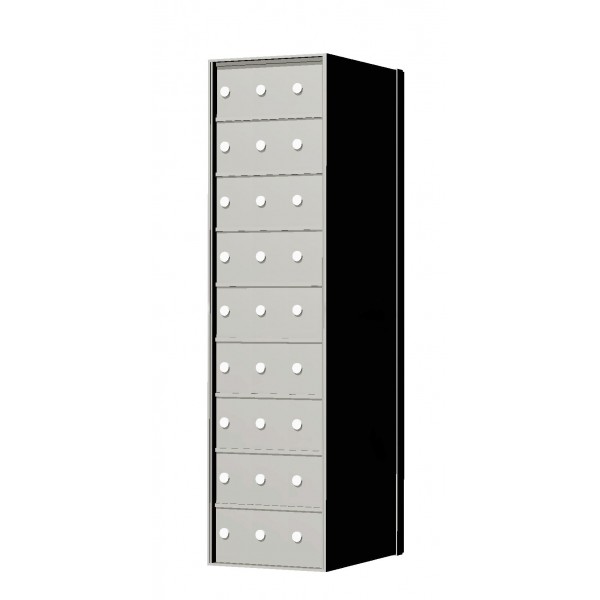 Standard 27 Door 9 High Horizontal Mailbox Unit - Rear Loading - 170093A