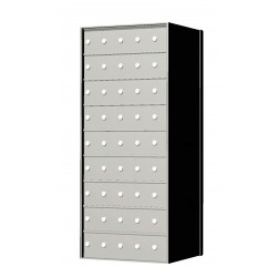 Standard 45 Door 9 High Horizontal Mailbox Unit - Rear Loading - 170095A