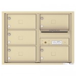 5 Oversized Tenant Doors with Outgoing Mail Compartment - 4C Wall Mount 6-High Mailboxes - 4C06D-05X 5 Oversized Tenant Doors with Outgoing Mail Compartment - 4C Wall Mount 6-High Mailboxes - 4C06D-05X