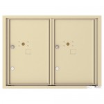 2 Parcel Doors Unit - 4C Wall Mount 6-High - 4C06D-2P