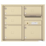 5 Oversized Tenant Doors with Outgoing Mail Compartment - 4C Wall Mount 7-High Mailboxes - 4C07D-05