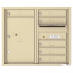 6 Tenant Doors with 1 Parcel Locker and Outgoing Mail Compartment - 4C Wall Mount 7-High Mailboxes - 4C07D-06 6 Tenant Doors with 1 Parcel Locker and Outgoing Mail Compartment - 4C Wall Mount 7-High Mailboxes - 4C07D-06