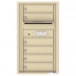 6 Tenant Doors with Outgoing Mail Compartment - 4C Wall Mount 8-High Mailboxes - 4C08S-06