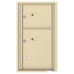 2 Parcel Doors Unit - 4C Wall Mount 8-High - 4C08S-2P