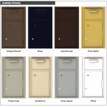 Collection/Drop Box Unit - 4C Wall Mount 8-High - 4C08S-HOP Collection/Drop Box Unit - 4C Wall Mount 8-High - 4C08S-HOP