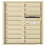 16 Tenant Doors with Outgoing Mail Compartment - 4C Wall Mount 9-High Mailboxes - 4C09D-16 16 Tenant Doors with Outgoing Mail Compartment - 4C Wall Mount 9-High Mailboxes - 4C09D-16