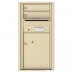 2 Tenant Doors with 1 Parcel Locker and Outgoing Mail Compartment - 4C Wall Mount 9-High Mailboxes - 4C09S-02 2 Tenant Doors with 1 Parcel Locker and Outgoing Mail Compartment - 4C Wall Mount 9-High Mailboxes - 4C09S-02