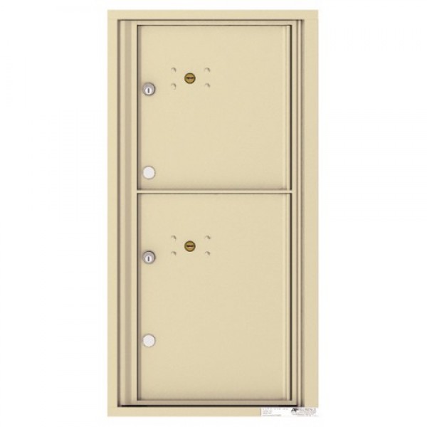 2 Parcel Doors Unit - 4C Wall Mount 9-High - 4C09S-2P