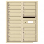 19 Tenant Doors with Outgoing Mail Compartment - 4C Wall Mount 11-High Mailboxes - 4C11D-19 19 Tenant Doors with Outgoing Mail Compartment - 4C Wall Mount 11-High Mailboxes - 4C11D-19