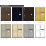 19 Tenant Doors with Outgoing Mail Compartment - 4C Wall Mount 11-High Mailboxes - 4C11D-19 19 Tenant Doors with Outgoing Mail Compartment - 4C Wall Mount 11-High Mailboxes - 4C11D-19