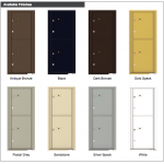 2 Parcel Doors Unit - 4C Wall Mount 11-High - 4C11S-2P 2 Parcel Doors Unit - 4C Wall Mount 11-High - 4C11S-2P