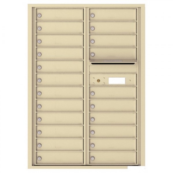 22 Tenant Doors with Outgoing Mail Compartment - 4C Wall Mount 12-High Mailboxes - 4C12D-22 22 Tenant Doors with Outgoing Mail Compartment - 4C Wall Mount 12-High Mailboxes - 4C12D-22