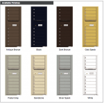 10 Tenant Doors with Outgoing Mail Compartment - 4C Wall Mount 12-High Mailboxes - 4C12S-10 10 Tenant Doors with Outgoing Mail Compartment - 4C Wall Mount 12-High Mailboxes - 4C12S-10