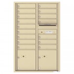16 Tenant Doors with 2 Parcel Lockers and Outgoing Mail Compartment - 4C Wall Mount 13-High Mailboxes - 4C13D-16 16 Tenant Doors with 2 Parcel Lockers and Outgoing Mail Compartment - 4C Wall Mount 13-High Mailboxes - 4C13D-16