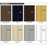 24 Tenant Doors and Outgoing Mail Compartment - 4C Wall Mount 13-High Mailboxes - 4C13D-24 24 Tenant Doors and Outgoing Mail Compartment - 4C Wall Mount 13-High Mailboxes - 4C13D-24