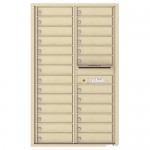 26 Tenant Doors and Outgoing Mail Compartment - 4C Wall Mount 14-High Mailboxes - 4C14D-26