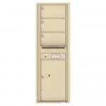 3 Oversized Tenant Doors with 1 Parcel Locker and Outgoing Mail Compartment - 4C Wall Mount 14-High Mailboxes - 4C14S-03 3 Oversized Tenant Doors with 1 Parcel Locker and Outgoing Mail Compartment - 4C Wall Mount 14-High Mailboxes - 4C14S-03