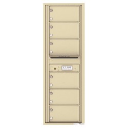 6 Over-Sized Tenant Doors with Outgoing Mail Compartment - 4C Wall Mount 14-High Mailboxes - 4C14S-06
