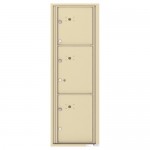 3 Parcel Doors Unit - 4C Wall Mount 14-High - 4C14S-3P 3 Parcel Doors Unit - 4C Wall Mount 14-High - 4C14S-3P