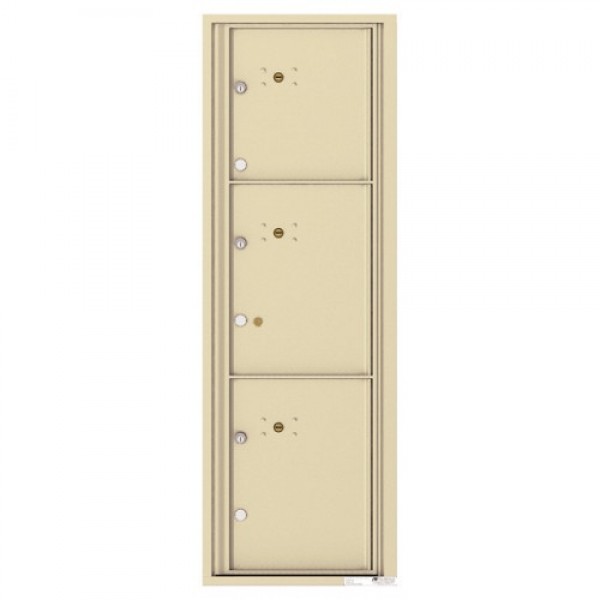 3 Parcel Doors Unit - 4C Wall Mount 14-High - 4C14S-3P 3 Parcel Doors Unit - 4C Wall Mount 14-High - 4C14S-3P