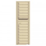 13 Tenant Doors with Outgoing Mail Compartment - 4C Wall Mount 15-High Mailboxes - 4C15S-13 13 Tenant Doors with Outgoing Mail Compartment - 4C Wall Mount 15-High Mailboxes - 4C15S-13