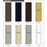 13 Tenant Doors with Outgoing Mail Compartment - 4C Wall Mount 15-High Mailboxes - 4C15S-13 13 Tenant Doors with Outgoing Mail Compartment - 4C Wall Mount 15-High Mailboxes - 4C15S-13