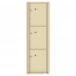 3 Parcel Doors Unit - 4C Wall Mount 15-High - 4C15S-3P 3 Parcel Doors Unit - 4C Wall Mount 15-High - 4C15S-3P