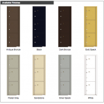 3 Parcel Doors Unit - 4C Wall Mount 15-High - 4C15S-3P 3 Parcel Doors Unit - 4C Wall Mount 15-High - 4C15S-3P